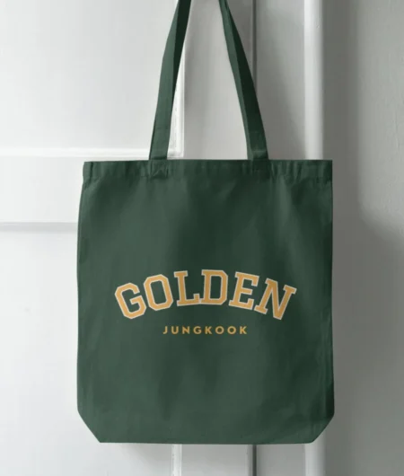 Golden Jungkook Tote Bag